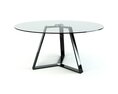 Modern Glass-Top Table 02 Modello 3D