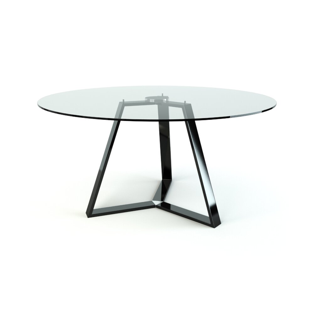 Modern Glass-Top Table 02
