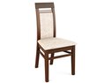 Elegant Wooden Dining Chair 3D-Modell