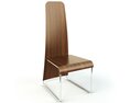 Modern Wooden Chair 06 3d model