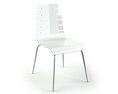 Modern White Chair 03 3d model