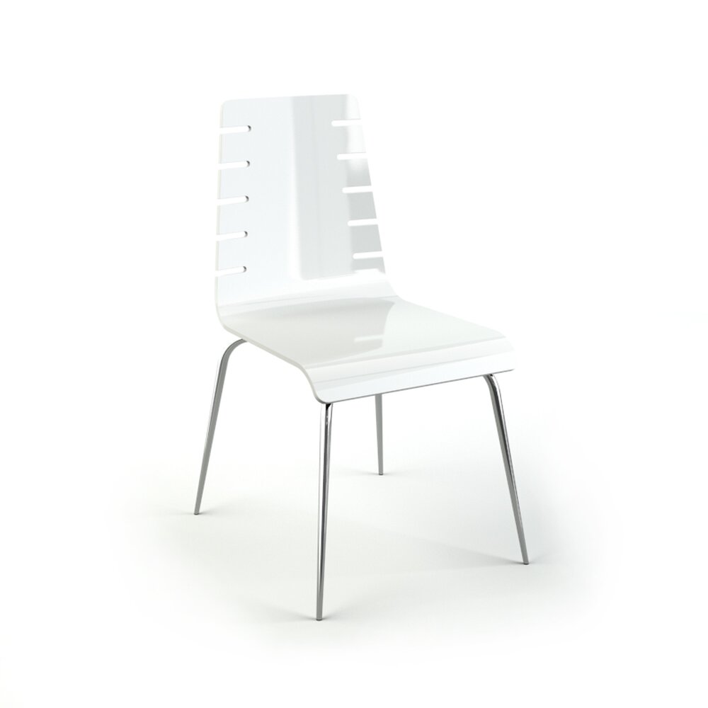 Modern White Chair 03