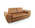 Modern Brown Sofa 02 Modelo 3d