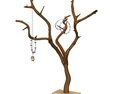 Tree-Inspired Jewelry Holder Modello 3D