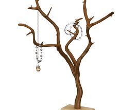 Tree-Inspired Jewelry Holder 3D-Modell