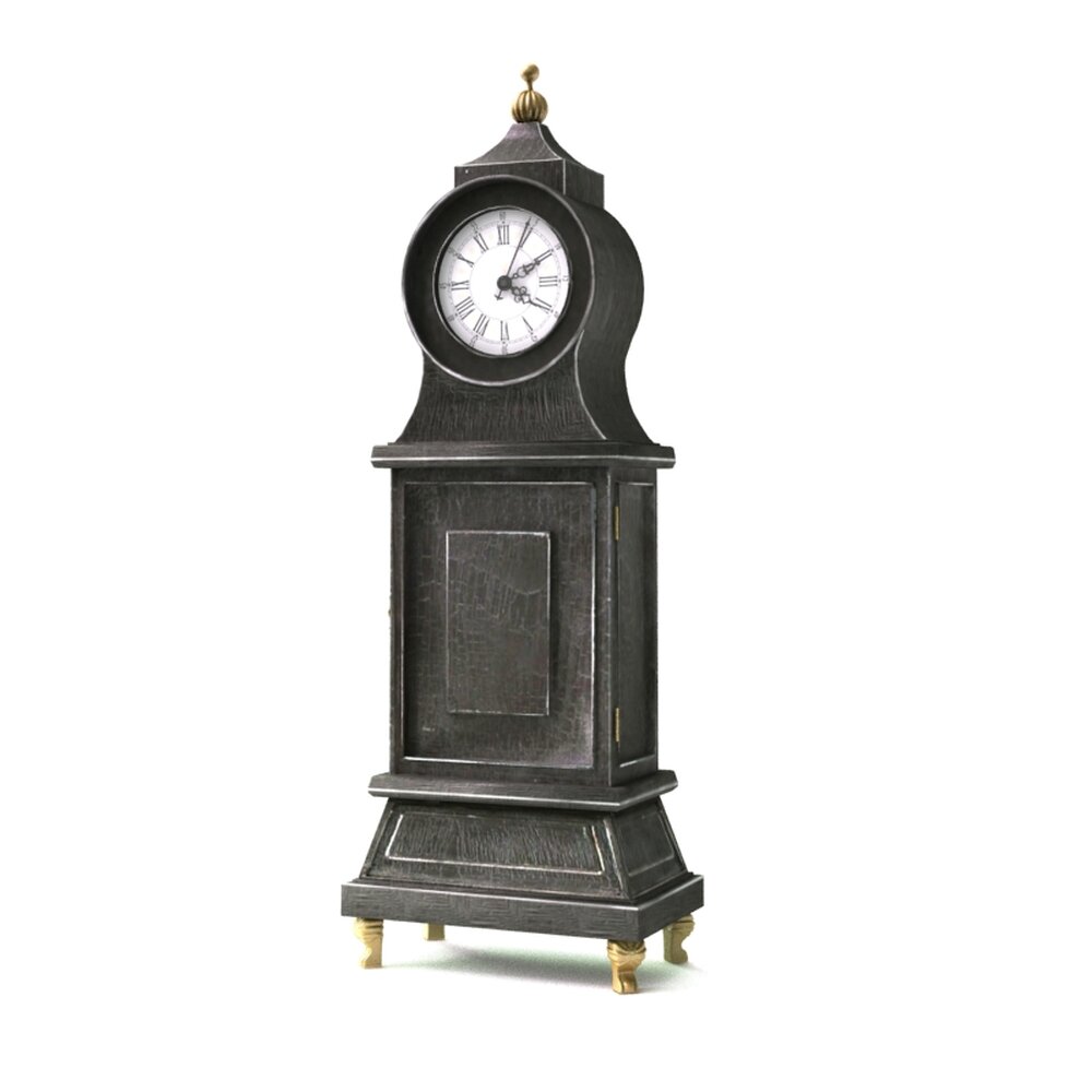 Antique Grandfather Clock Modello 3D