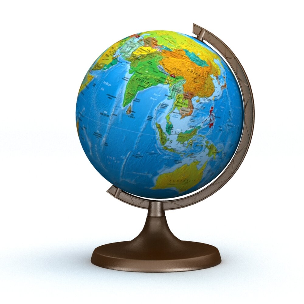 Desktop Globe 3D-Modell