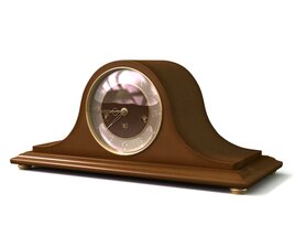 Wooden Mantel Clock Modelo 3D