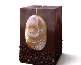 Coffee Bean Candle Modelo 3D