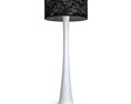 Elegant Black Table Lamp 3D 모델 