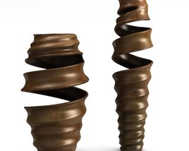 Abstract Twisted Sculptures Modèle 3D