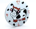 Cow-Themed Wall Clock 3D 모델 