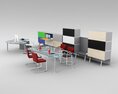 Modern Office Furniture Set 06 Modelo 3D