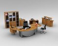 Contemporary Executive Office Suite Modelo 3d