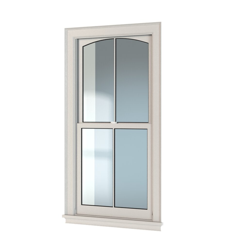 Double-Hung Sash Window 3D-Modell
