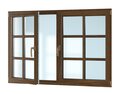 Wooden Double Pane Window 3D 모델 