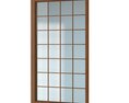 Wooden Framed Glass Window 02 Modèle 3d