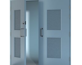 Modern Interior Doors Modello 3D