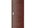 Classic Wooden Door 3d model