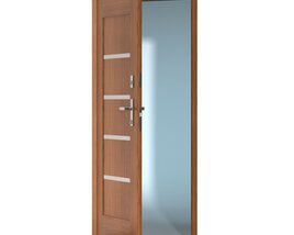 Modern Interior Door 04 3D-Modell