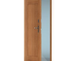 Modern Wooden Door Modèle 3D