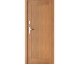 Modern Wooden Door 3d model