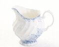 Blue Floral Porcelain Pitcher 3D модель