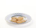 Elegant Cookie Platter 3d model