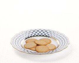 Elegant Cookie Platter Modèle 3D