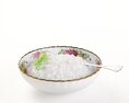 Porcelain Bowl of Rice 3d model