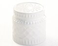 White Ceramic Jar Modello 3D