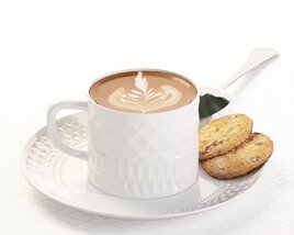 Coffee and Cookies 3D model