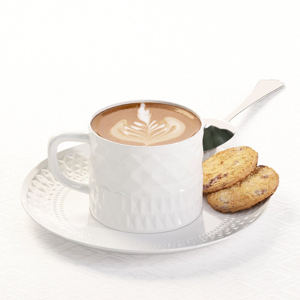 Coffee and Cookies 3Dモデル