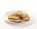 Plate of Cookies 3d model