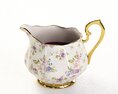 Floral Creamer Pitcher 3Dモデル