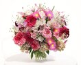 Colorful Floral Bouquet Modello 3D