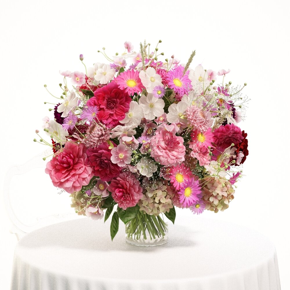 Colorful Floral Bouquet Modèle 3D