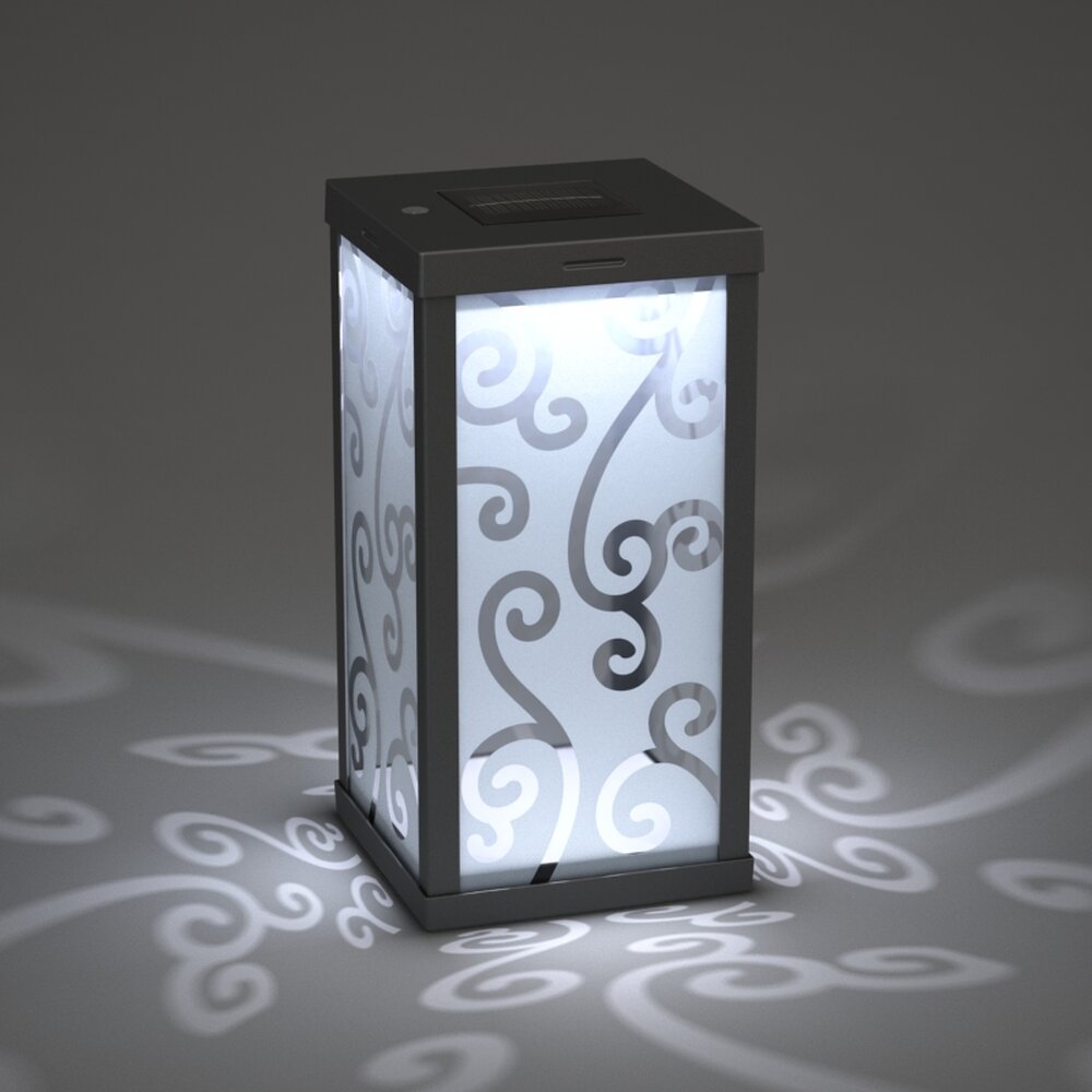 Decorative Solar Lantern 3D 모델 