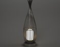 Wireframe Table Lamp 3D 모델 