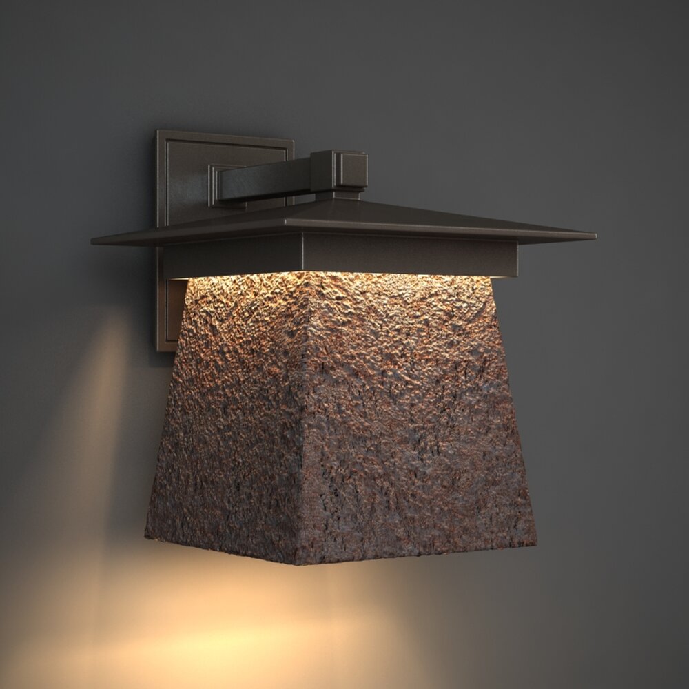 Modern Textured Wall Sconce 3Dモデル