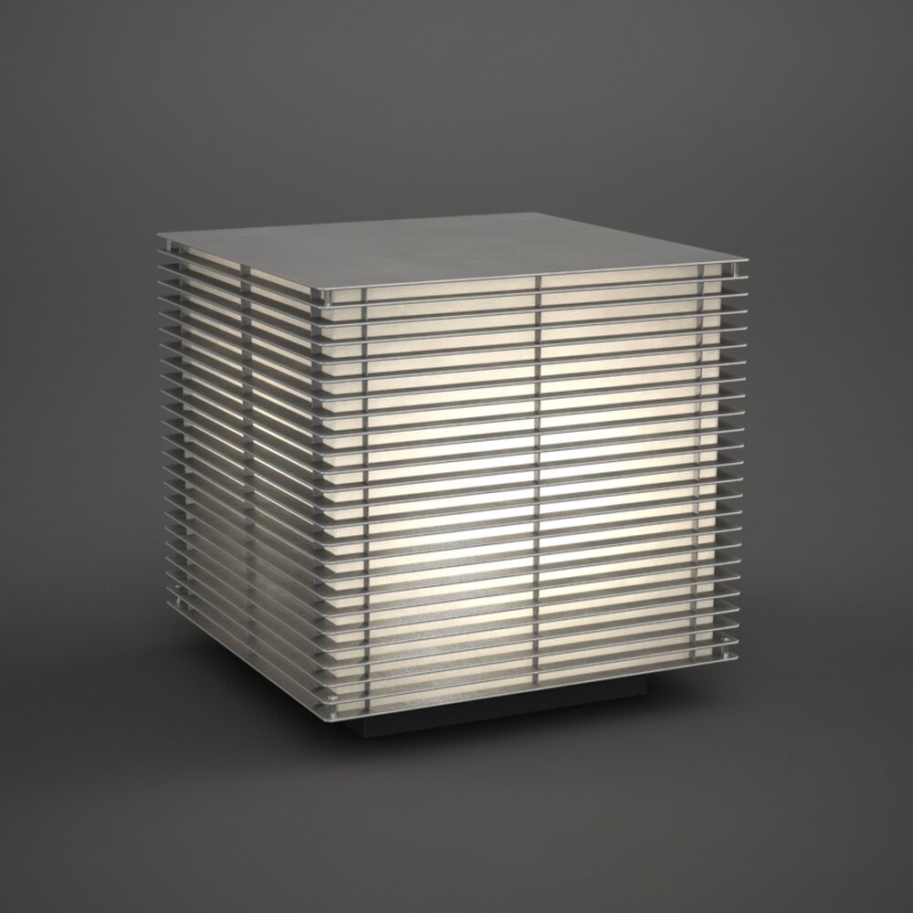 Modern Cube Wall Sconce Modello 3D