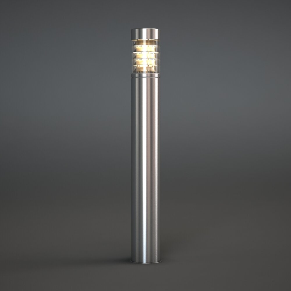 Stainless Steel Street Lamp 3D model