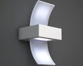 Modern Curved Wall Sconce Modello 3D