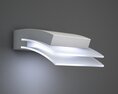 Modern Wave-Inspired Wall Sconce Modelo 3d
