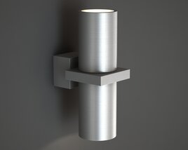Modern Cylinder Wall Sconce 3D 모델 