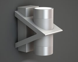 Modern Minimalist Wall Sconce Modello 3D