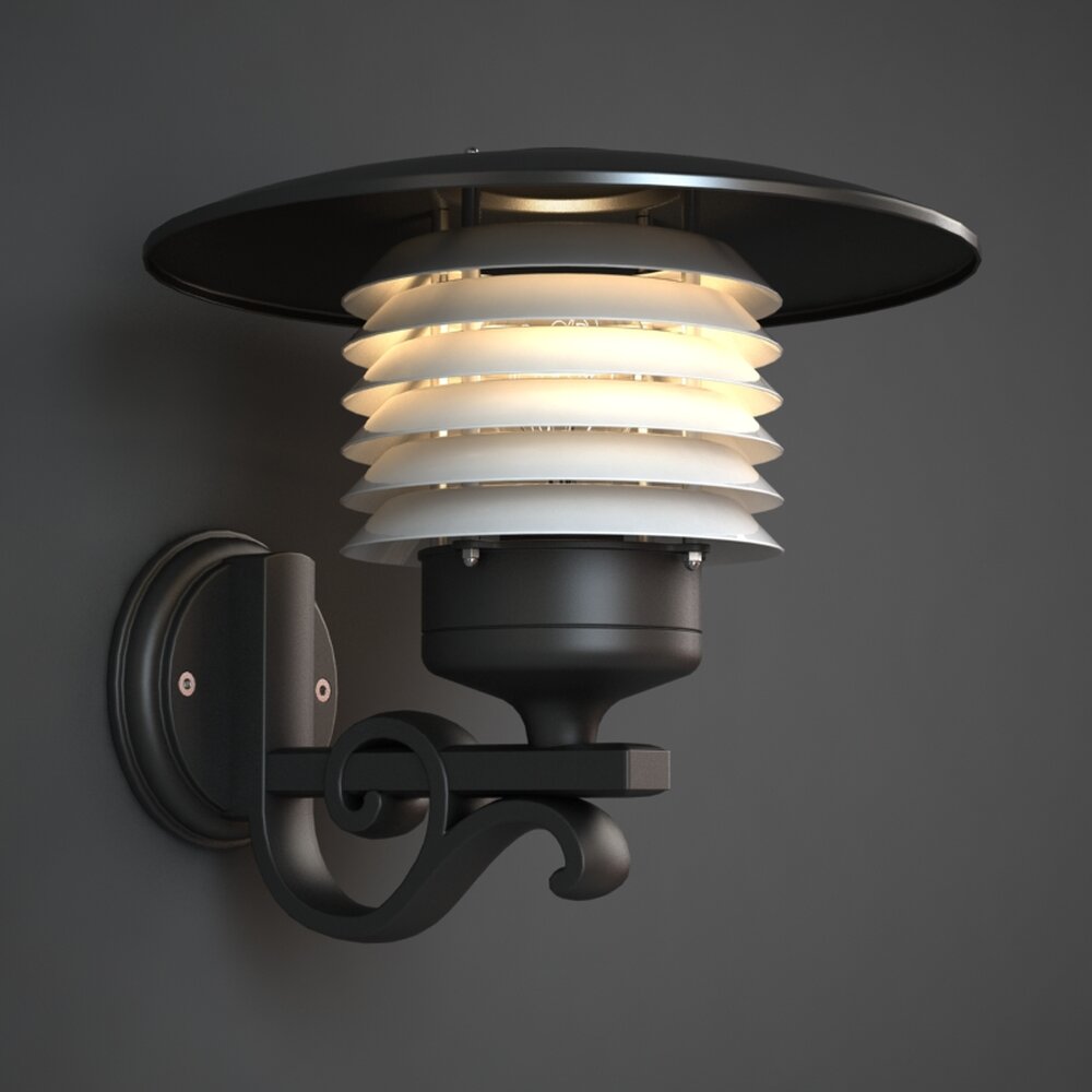 Art Deco Wall Sconce 3D-Modell