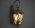Wrought Iron Wall Sconce 3d model