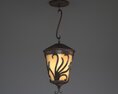 Elegant Hanging Lantern Modèle 3d
