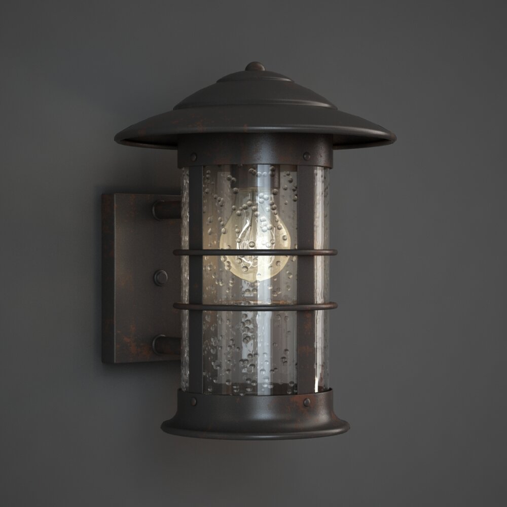 Vintage Wall Lantern 3Dモデル